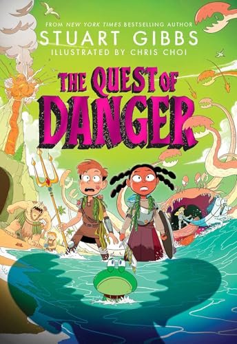 Book cover for "The Quest of Danger" by Stuart Gibbs