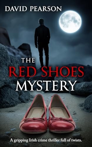 Book cover for "The Red Shoes Mystery" by David Pearson