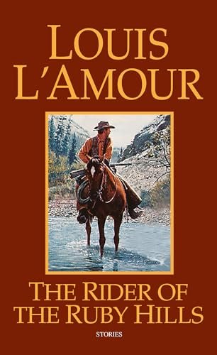 Book cover for "The Rider of the Ruby Hills" by Louis LAmour