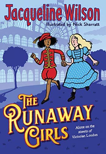 Book cover for "The Runaway Girls" by Jacqueline Wilson