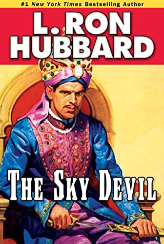 Book cover for "The Sky Devil" by L Ron Hubbard