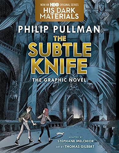 Book cover for "The Subtle Knife Graphic Novel" by Philip Pullman