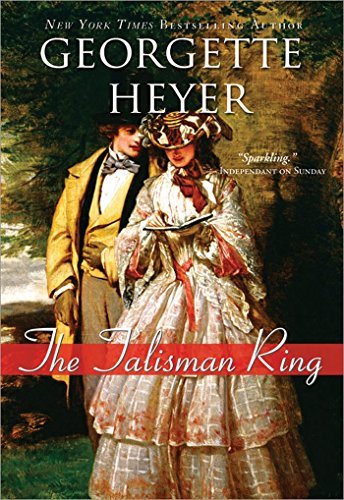Book cover for "The Talisman Ring" by Georgette Heyer