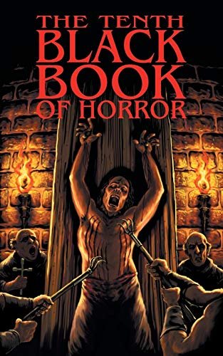Book cover for "The Tenth Black Book of Horror" by Paul Finch