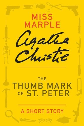 Book cover for "The Thumb Mark of St. Peter" by Agatha Christie