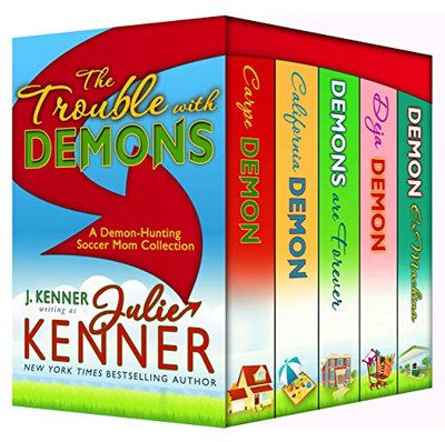 Book cover for "The Trouble with Demons" by J Kenner
