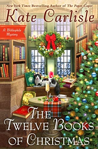 Book cover for "The Twelve Books of Christmas" by Kate Carlisle