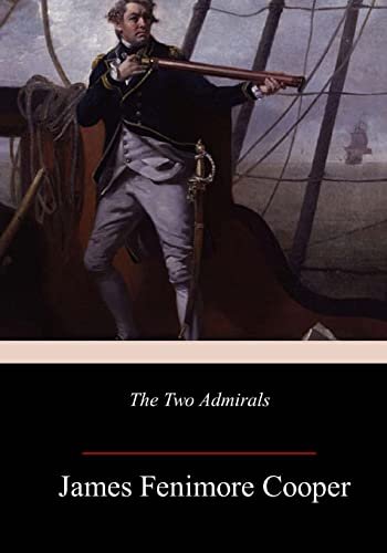 Book cover for "The Two Admirals" by James Fenimore Cooper