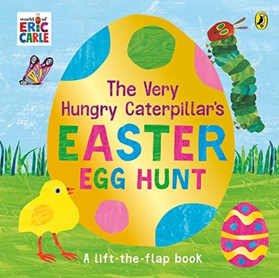 Book cover for "The Very Hungry Caterpillar's Easter Egg Hunt" by Eric Carle