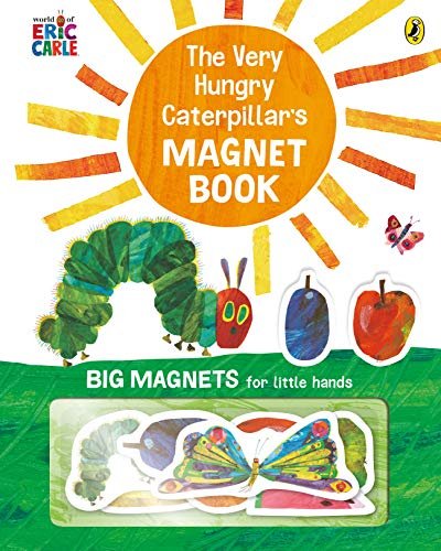 Book cover for "The Very Hungry Caterpillar's Magnet Book" by Eric Carle