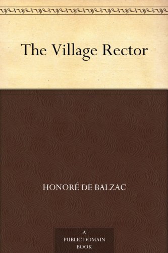 Book cover for "The Village Rector" by Honore de Balzac