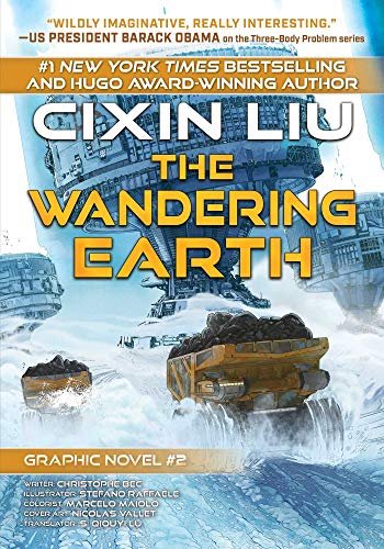 Book cover for "The Wandering Earth" by Liu Cixin