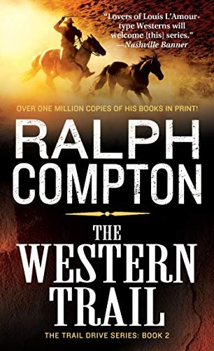 Book cover for "The Western Trail" by Ralph Compton