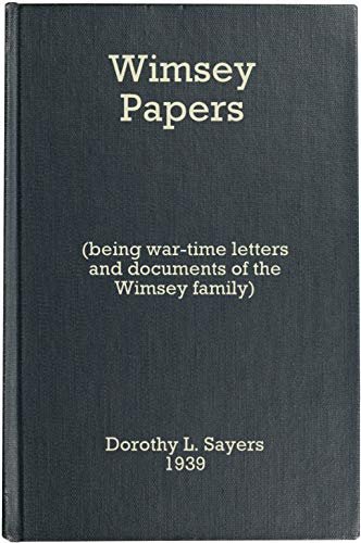 Book cover for "The Wimsey Papers" by Dorothy L. Sayers