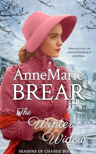 Book cover for "The Winter Widow" by AnneMarie Brear