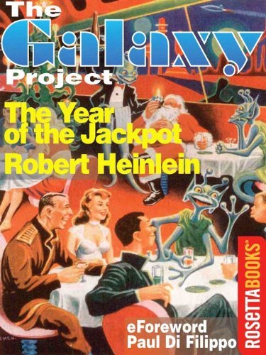 Book cover for "The Year of the Jackpot" by Robert A Heinlein