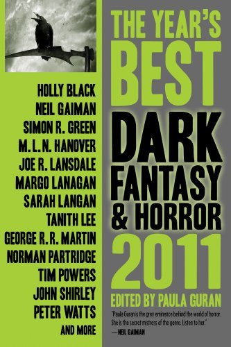Book cover for "The Year's Best Dark Fantasy & Horror, 2011 Edition" by Elizabeth Bear