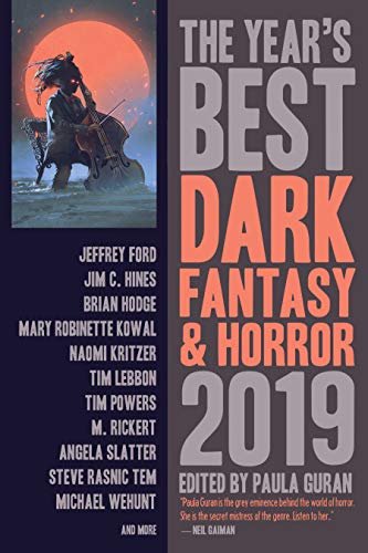 Book cover for "The Year's Best Dark Fantasy & Horror, 2019 Edition" by Elizabeth Bear