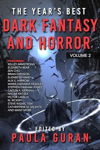 Book cover for "The Year's Best Dark Fantasy & Horror, Volume 2" by Elizabeth Bear