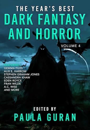 Book cover for "The Year's Best Dark Fantasy & Horror, Volume 4" by Elizabeth Bear