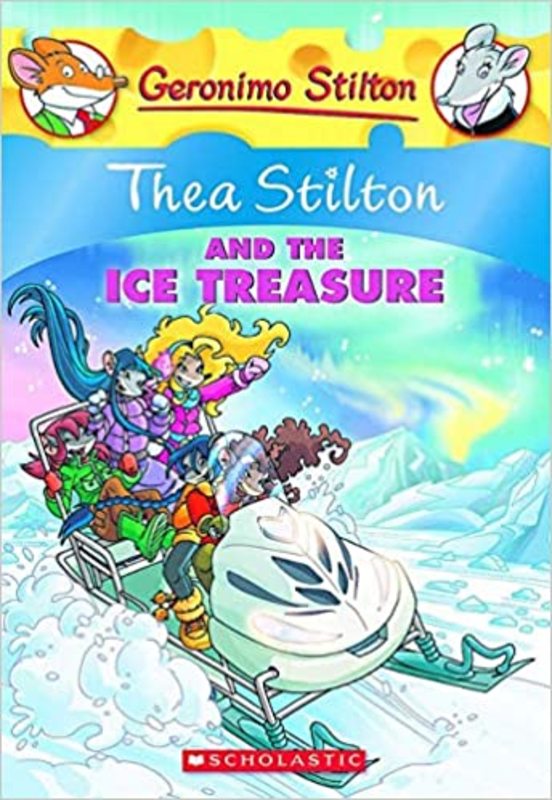 Book cover for "Thea Stilton and the Ice Treasure" by Thea Stilton