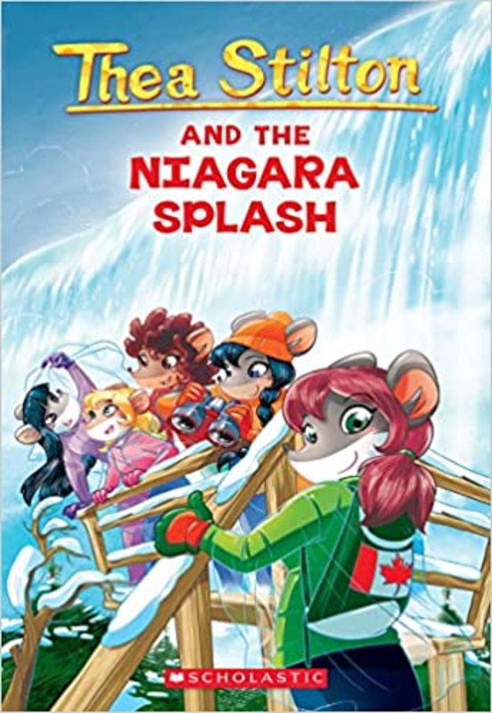 Book cover for "Thea Stilton and the Niagara Splash" by Thea Stilton