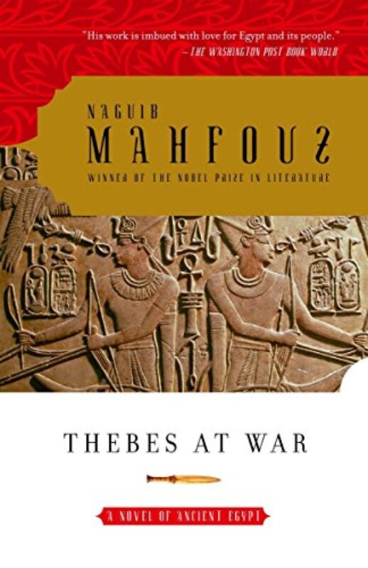Book cover for "Thebes at War" by Naguib Mahfouz