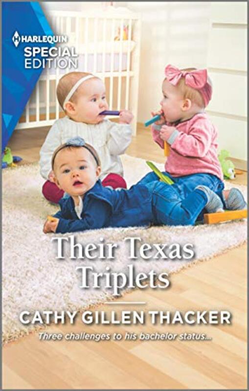 Book cover for "Their Texas Triplets" by Cathy Gillen Thacker