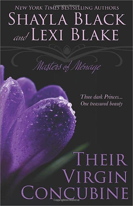 Book cover for "Their Virgin Concubine" by Shayla Black