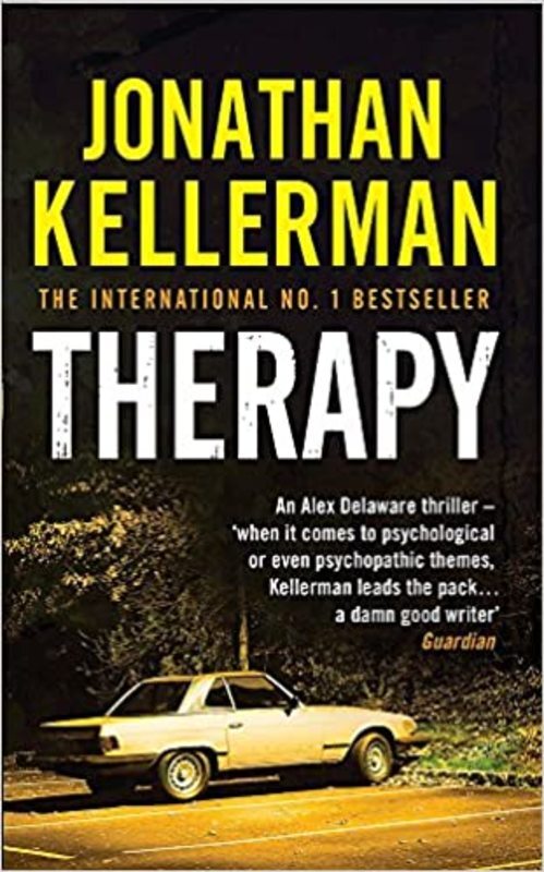 Book cover for "Therapy" by Jonathan Kellerman