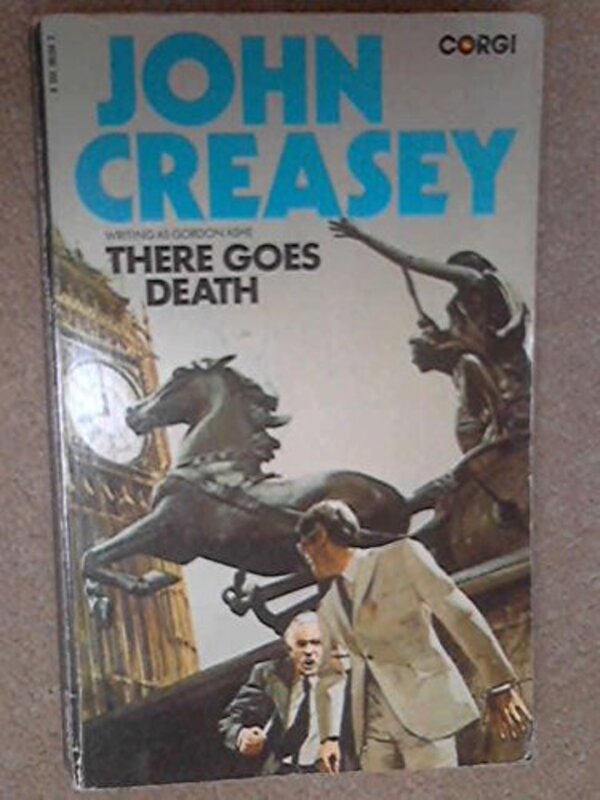 Book cover for "There Goes Death" by John Creasey