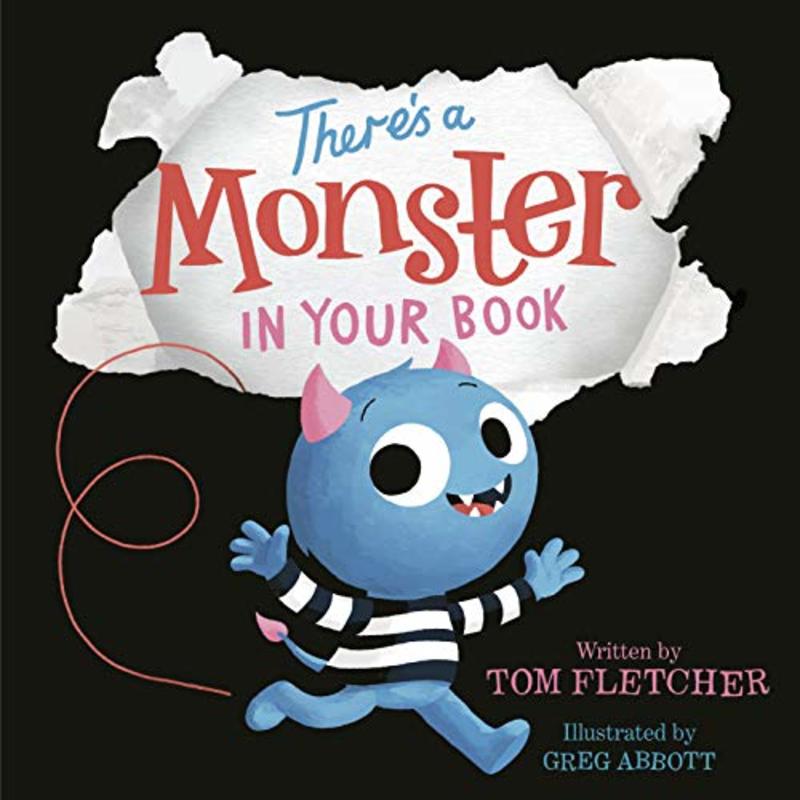Book cover for "There's a Monster in Your Book" by Tom Fletcher