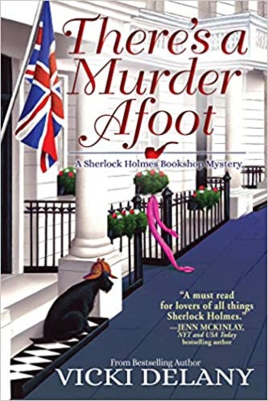 Book cover for "There's a Murder Afoot" by Vicki Delany