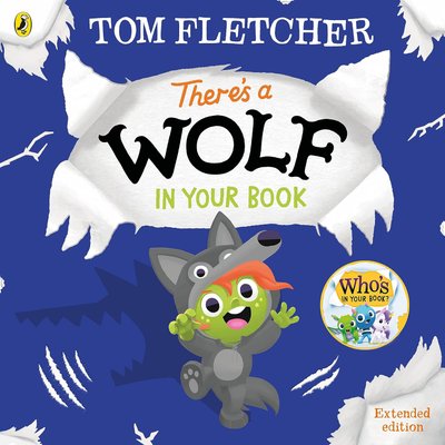 Book cover for "There's a Wolf in Your Book" by Tom Fletcher