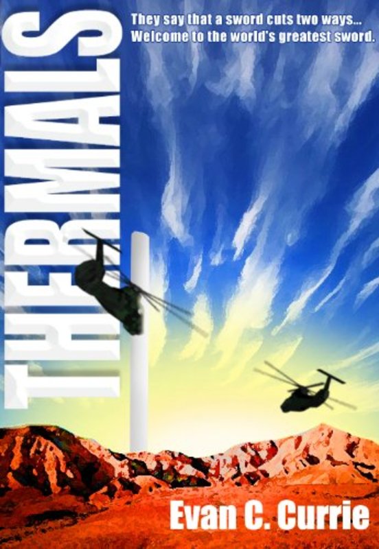 Book cover for "Thermals" by Evan Currie
