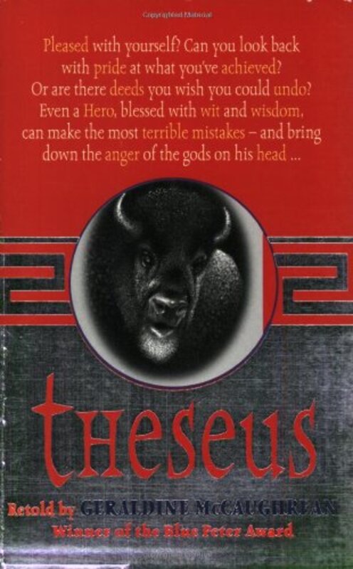 Book cover for "Theseus" by Geraldine McCaughrean