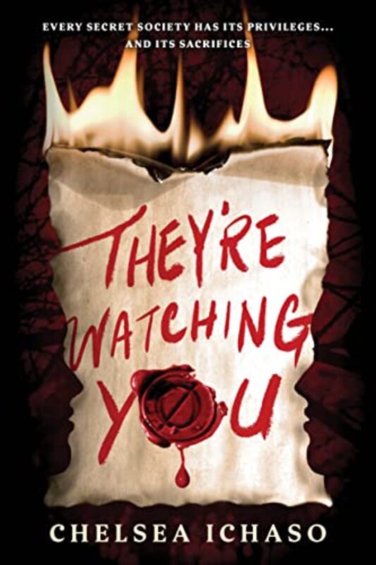 Book cover for "They're Watching You" by Chelsea Ichaso