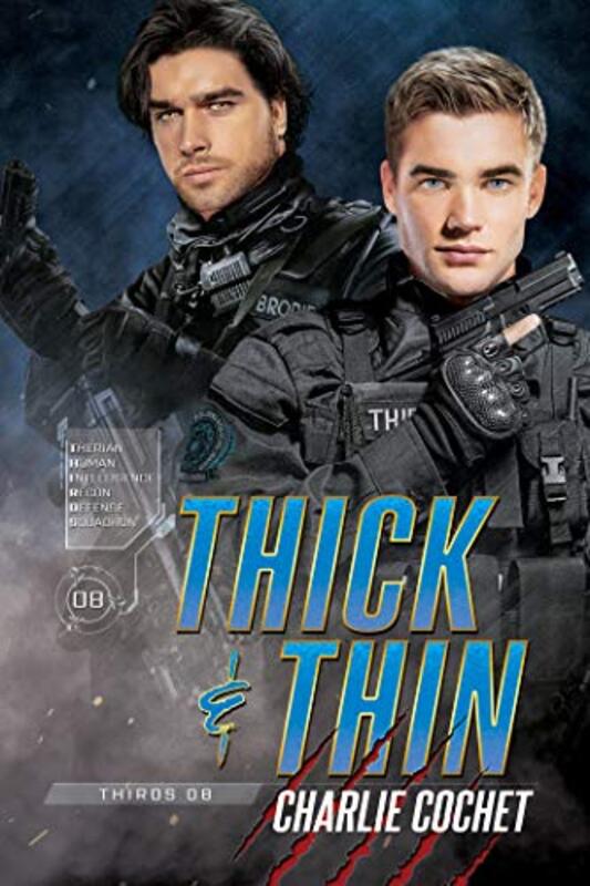 Book cover for "Thick and Thin" by Charlie Cochet