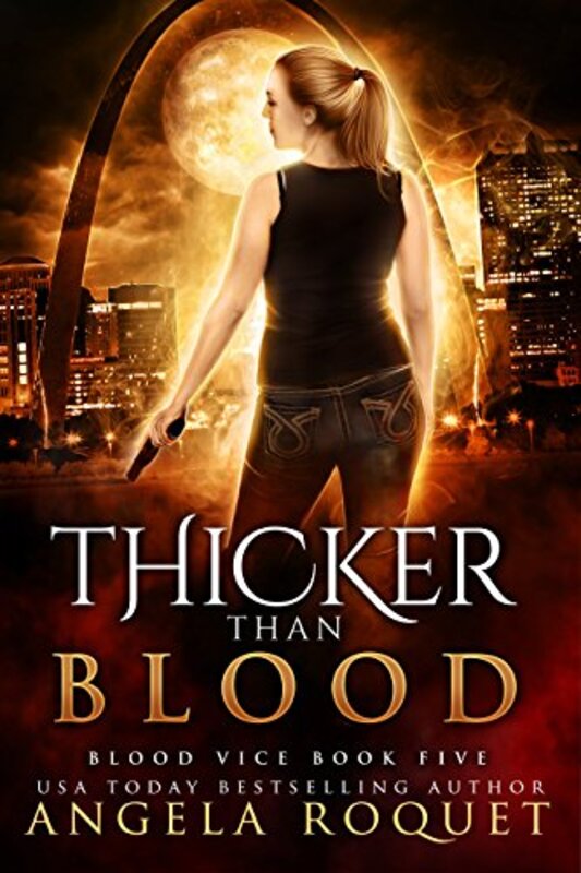 Book cover for "Thicker Than Blood" by Angela Roquet