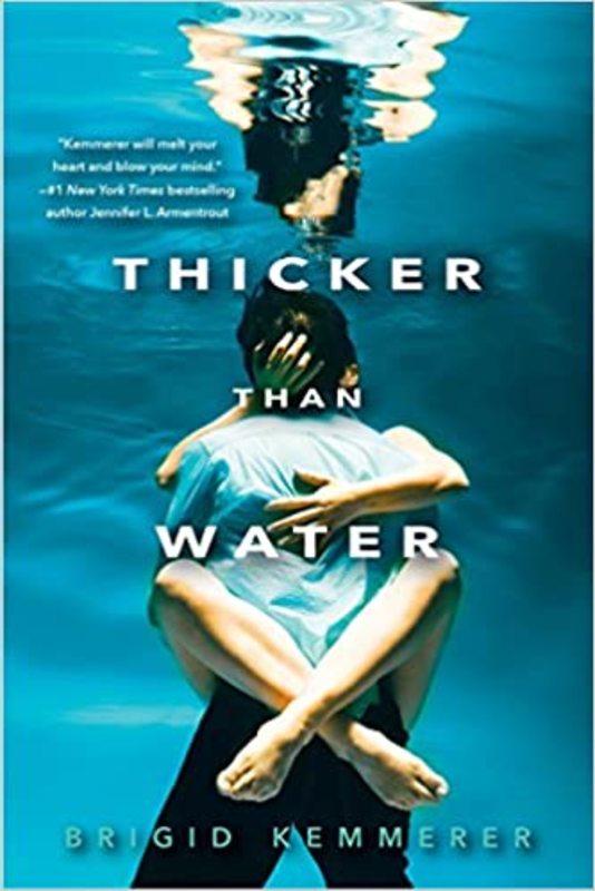 Book cover for "Thicker Than Water" by Brigid Kemmerer