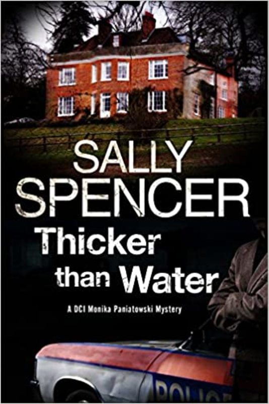 Book cover for "Thicker Than Water" by Sally Spencer