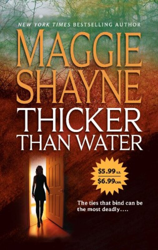 Book cover for "Thicker Than Water" by Maggie Shayne