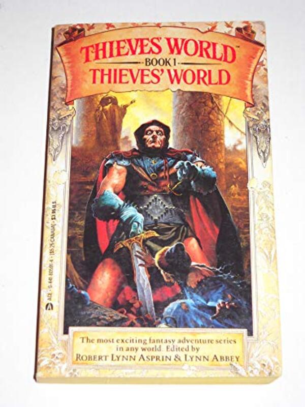 Book cover for "Thieves' World" by Robert Asprin