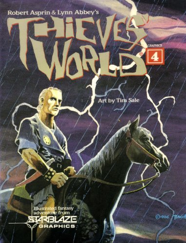 Book cover for "Thieves' World Graphics 4" by Robert Asprin
