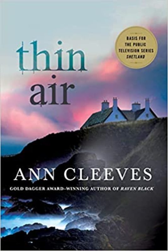 Book cover for "Thin Air" by Ann Cleeves