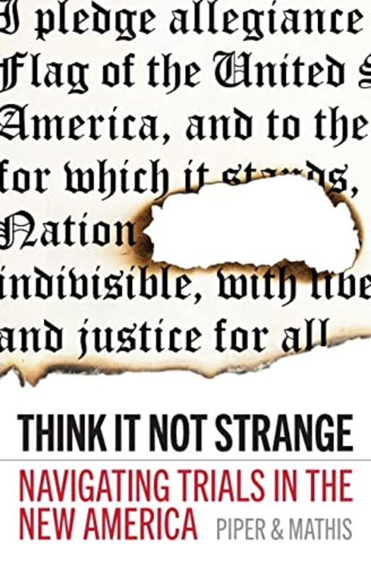 Book cover for "Think It Not Strange"