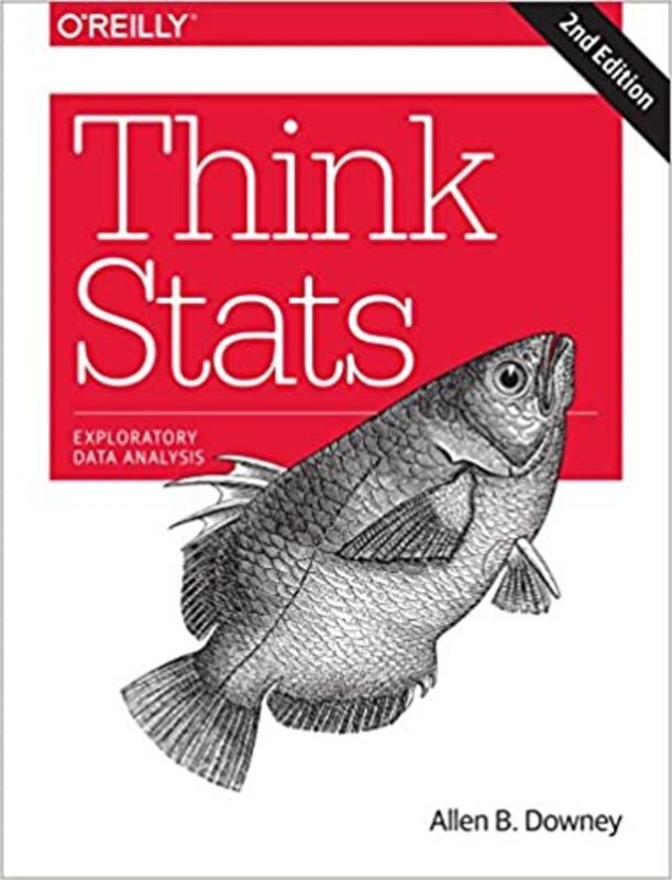 Book cover for "Think Stats" by Allen B. Downey