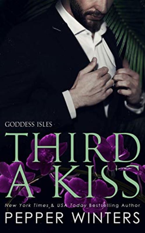 Book cover for "Third a Kiss" by Pepper Winters