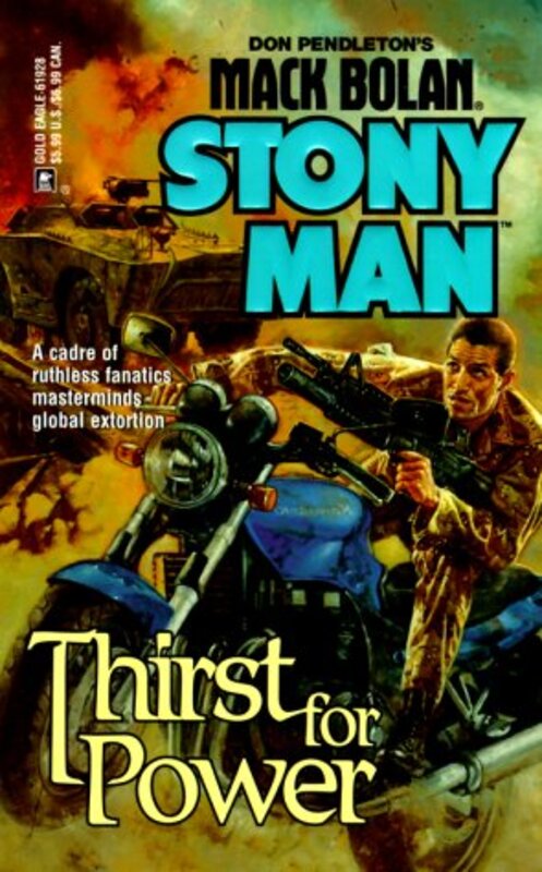 Book cover for "Thirst for Power" by Don Pendleton