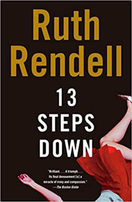 Book cover for "13 Steps Down" by Ruth Rendell